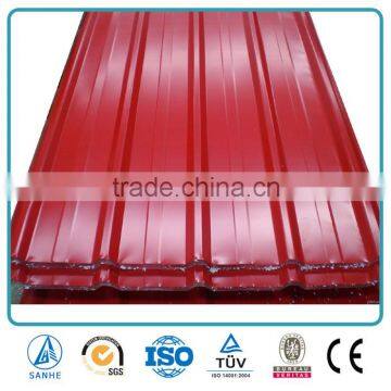 GB ASTM DIN JIS Standard Prepainted Corrugated Steel Roofing Tile