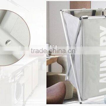 600D Oxford Cloth Durable Portable and Folding Dirty Clothes Basket,Garment Laundry Basket Closed photo-3