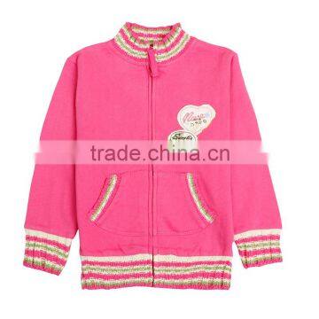 (11128) nova baby girls fashion autumn winter hoodies lovely warm coats floral embroidery kids outwears