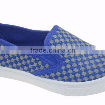 low price school kids canvas shoes made in china