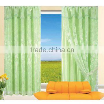 JHS-025 15 years top-rated golden seller newest 100% polyester jacquard finished curtain gauze