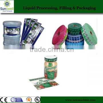 New design customise PVC shrink sleeve bottle labels