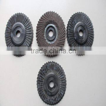 100mm inch Calcined aluminium oxide flap disc with plastic substate