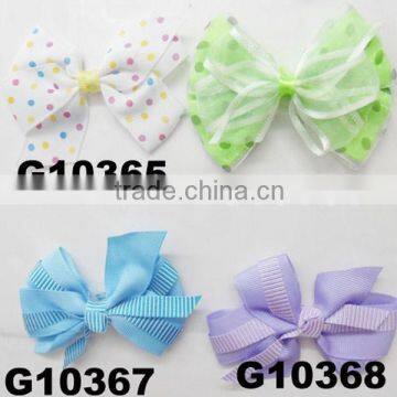 girls boutique grosgrain ribbon hairbows wholesale