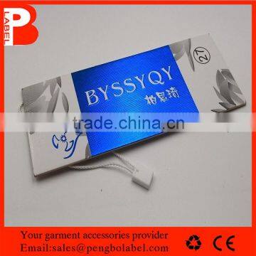 hot sale fine quality low price hang tag with plastic seal tag for clothings                        
                                                Quality Choice