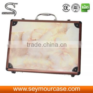 Sample Cases With Wheels White Granite Floor Tiles Sample Box Display Case