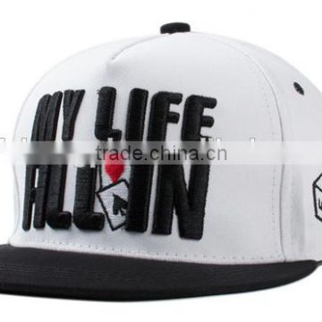 Flat brim snapback baseball cap snapback baseball cap mesh baseball cap