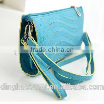 2016 Stylish Wallet Genuine Leather Clutch Wallet Nice Pattern Soft Wallet photo-3