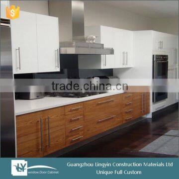 2015 modular wood kitchen cabinet