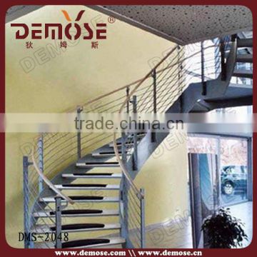 prefabricated stainless steel round stairs shipped to Canada