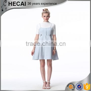 Custom lady simple fashion casual dress suit woman