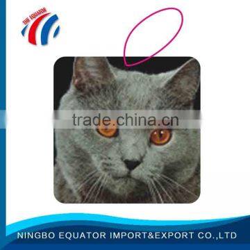 Promotional paper material novelty car air freshener