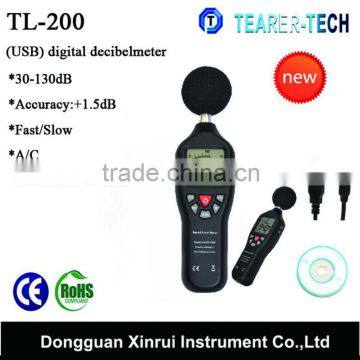 LCD DIGITAL SOUND NOISE LEVEL DECIBEL dB METER 40-130db