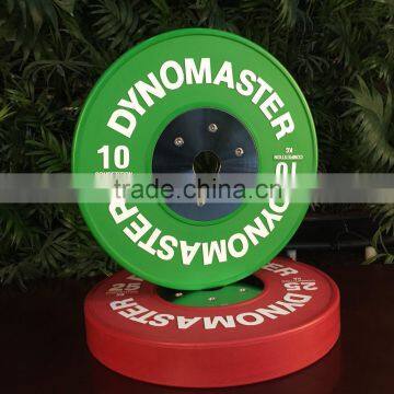 Dynomaster Customerized Logo Olympic Bumper Plate /Competition Rubber Bumper Plates