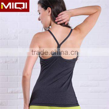 Four Way Stretch Women Fitness Yoga Wear Wholesale Sexy Simple Yoga Tank Top