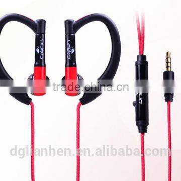 2016 ULDUM portable sport ear-hook earphone with mic