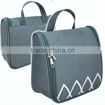 fashion grey mens' toiletry kit