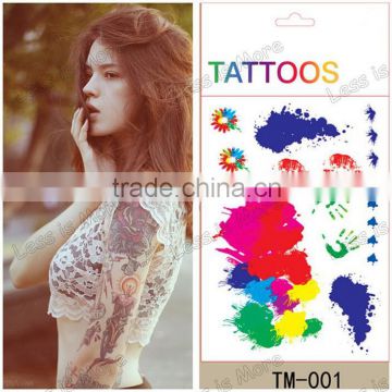 new colorful heathy tatoo sticker for kid