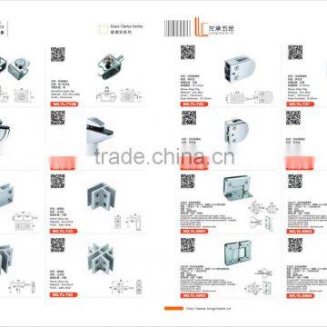 Glass Bracket Zinc Alloy Glass Clamps Glass Shelf Bracket photo-2