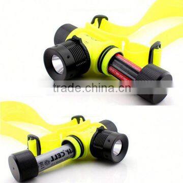 FT50 IPX8 Waterproof Plastic Underwater Diving Led Equipment Abs Led Diving Torch photo-4