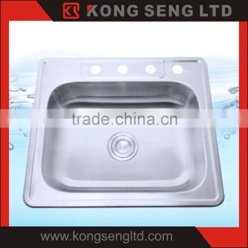 High quality Stainless steel kitchen sink 304 Deep draw Topmount sink -KS-TM-A69-7