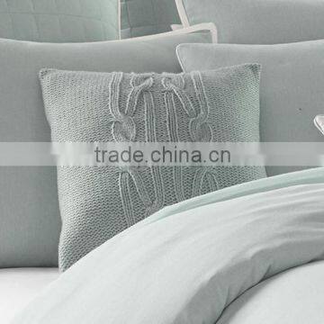 LONGITUDE MINERAL CABLE KNIT THROW PILLOW