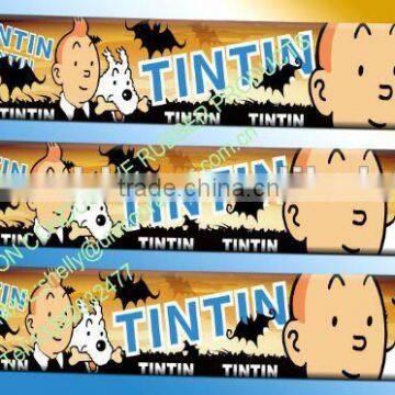 cartoon tintin silicone slap bracelet for Japan market