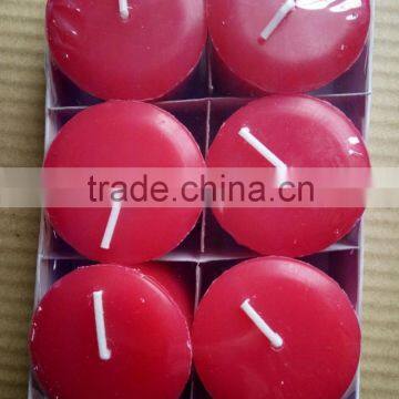wedding decorative red votive candles