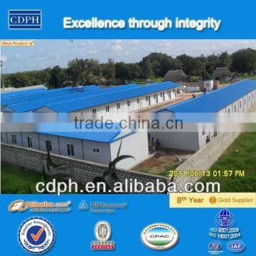 Steel prefabricated house prices with sandwich panel