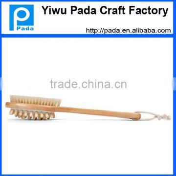 Natural Bristle Bath & Shower Body Scrub Brush for Exfoliating Dry Brushing and Anti Cellulite Reducing Massager Treatment With Quality Choice photo-2