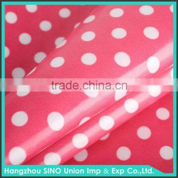 Wholesale fabric distributor strong tensile pvc back polyester soft fabric transparent