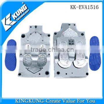 Single color man EVA injected shoes sole mould 1 mould 1 pair