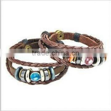 fashion bracelet charm bracelet custom bangles leather bracelet