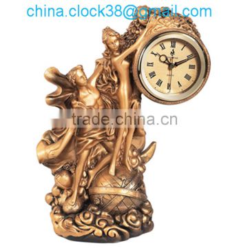 poly resin clock Discount for home decoration guangzhou factory whosale price