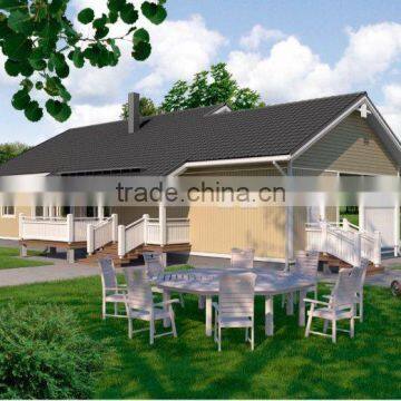 Movable light steel modern design villa prefab house