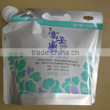 Stand up detergent pouch/stand up bag for detergent packaging