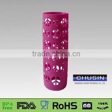High Quality Silicone Sleeve for Borosilicate Glass Water Bottle photo-4