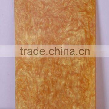 Translucent Artificial Faux Resin Pearl Stone Slabs for Reception Counter