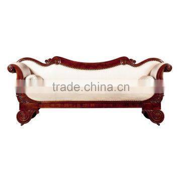 Antique style recliner chaise long sofa YG7033