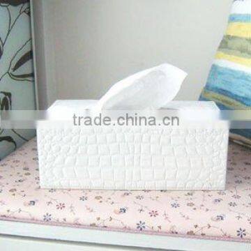 2011 new arrival pu tissue box