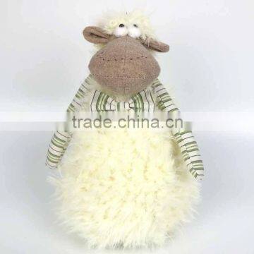 Cute animal plush toys cow plush toy little sheep Shawn plush toys for sale