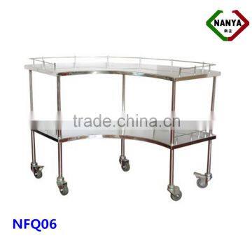 NFQ06 Operating Instrument Trolley,Stainless Steel Surgical Instrument Trolley