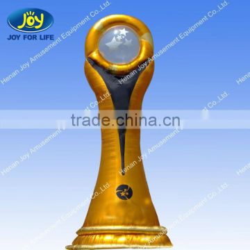 Hot sale inflatable trophy cup, world cup trophy, 2014 brazil world cup toy