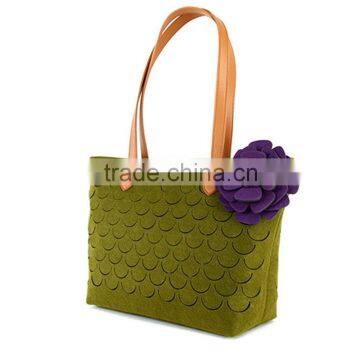 bags wool felt handbag for lady