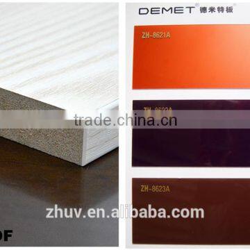 laminated mdf board high gloss mdf with UV coating