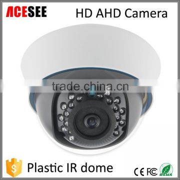 ACESEE high quality low price 720p fixed lens plastic ir dome cctv ahd camera