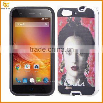 custom printed plastic tpu cover case for zte blade v6