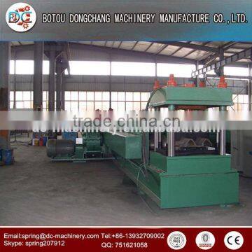 Highway guardrail crash barrier roll forming machine