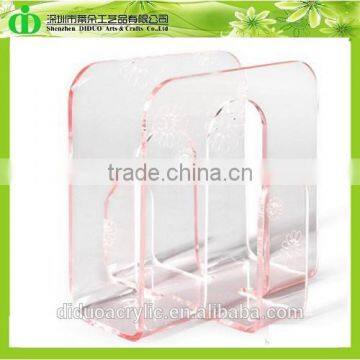 DDE-B202 Trade Assurance Alibaba China Supplier Wholesale Acrylic Bookends