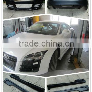 New arrival and high quality body kit for TT modifying to R8 style bumpers